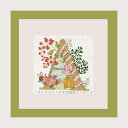 クロスステッチ刺繍キット ルボヌールデダム Le Bonheur des Dames 刺しゅう Lettre fleur A フランス 初心者 2012A