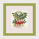 クロスステッチ刺繍キット ルボヌールデダム Le Bonheur des Dames 刺しゅう Lettre fleur S フランス 初心者 2012S