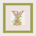 クロスステッチ刺繍キット ルボヌールデダム Le Bonheur des Dames 刺しゅう Lettre fleur Y フランス 初心者 2012Y