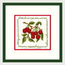 クロスステッチ刺繍キット 輸入 ルボヌールデダム Le Bonheur des Dames 刺しゅう The cherries サクランボ フランス 初心者 2217