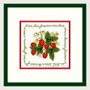 クロスステッチ刺繍キット 輸入 ルボヌールデダム Le Bonheur des Dames 刺しゅう The strawberries 苺 フランス 初心者 2...