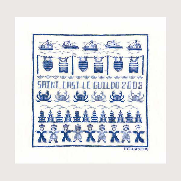 クロスステッチ刺繍キット 輸入 ルボヌールデダム Le Bonheur des Dames 刺しゅう Saint cast 2003 フランス 上級者 1898