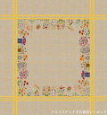 クロスステッチ刺繍キット 輸入 ルボヌールデダム Le Bonheur des Dames 刺しゅう Flower tablecloth 花のテーブルクロス フランス 上級者 6032