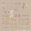 クロスステッチ刺繍キット 輸入 ルボヌールデダム Le Bonheur des Dames 刺しゅう Nappe fleurs aspect patchwork パッチワークテーブルクロス フランス 上級者 6030bis