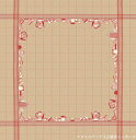 クロスステッチ刺繍キット 輸入 ルボヌールデダム Le Bonheur des Dames 刺しゅう Red table cloth 赤いテーブルクロス フラン...
