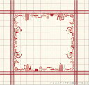 クロスステッチ刺繍キット 輸入 ルボヌールデダム Le Bonheur des Dames 刺しゅう Red table cloth 赤いテーブルクロス フラン...