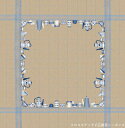 クロスステッチ刺繍キット 輸入 ルボヌールデダム Le Bonheur des Dames 刺しゅう Natural linen tablecloth blue...