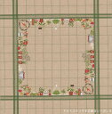 クロスステッチ刺繍キット 輸入 ルボヌールデダム Le Bonheur des Dames 刺しゅう Vegetable tablecloth 野菜のテーブルク...