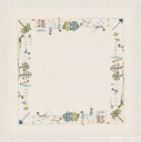 クロスステッチ刺繍キット 輸入 ルボヌールデダム Le Bonheur des Dames 刺しゅう Nappe bord de mer ウォーターフロントのテ...