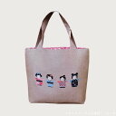 クロスステッチ刺繍キット 輸入 ルボヌールデダム Le Bonheur des Dames 刺しゅう Kokeshi Couture Bag コケシのクチュールバッグ フランス 上級者 8014