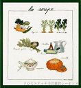クロスステッチ刺繍キット 輸入 ルボヌールデダム Le Bonheur des Dames 刺しゅう La soupe スープ フランス 上級者 1180