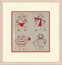 刺繍キット 輸入 ルボヌールデダム Le Bonheur des Dames 刺しゅう Chats 猫 フランス 上級者 1520