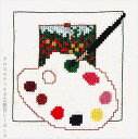 クロスステッチ刺繍キット 輸入 ルボヌールデダム Le Bonheur des Dames 刺しゅう パレット La palette フランス 初心者 1714