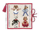 クロスステッチ刺繍キット 輸入 ルボヌールデダム Le Bonheur des Dames 犬のニードルケース Needle case Dogs 刺しゅう フラ...