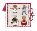 クロスステッチ刺繍キット 輸入 ルボヌールデダム Le Bonheur des Dames 犬のニードルケース Needle case Dogs 刺しゅう フランス 初心者 3464