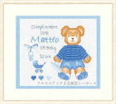 クロスステッチ刺繍キット 輸入 ルボヌールデダム Le Bonheur des Dames 誕生 Naissance Matteo 刺しゅう フランス 中級者 2633