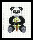 クロスステッチ刺繍キット 輸入 ルボヌールデダム Le Bonheur des Dames パンダ Panda 刺しゅう フランス 初心者 2819