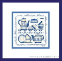 クロスステッチ 刺繍 キット 輸入 ルボヌールデダム Le Bonheur des Dames 刺しゅう Collection bleue フランス 初心者 2245