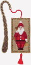 クロスステッチ刺繍キット 輸入 ルボヌールデダム Le Bonheur des Dames クリスマスサンタのブックマーク Marque-page Pere N...