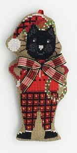 Le Bonheur des Dames クロスステッチ刺しゅうキット 【スコットランド黒い猫（男の子）】 ルボヌールデダム フランス 上級者 輸入 2640