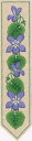 Le Bonheur des Dames 刺しゅうキット 【クレマチスのブックマーカー-Marque-Page Clématites-】 フランス 上...