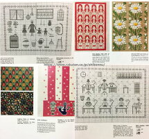【古書】フレメCONTEMPORARYDANISHCROSS-STITCHDESIGN図案HaandarbejdetsFremmeチャートKREUZSTITCHクロスステッチデンマーク北欧手工芸ギルド刺しゅう