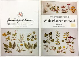 【古書/DM便対応】フレメWildePflanzenimWald図案HaandarbejdetsFremmeチャートクロスステッチデンマーク北欧手工芸ギルド刺しゅう