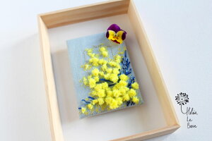【DM便対応】HeleneLeBerre刺しゅうKitdeBroderie"MIMOSA"-EmbroideryKit"MIMOSA"キットフランス刺しゅう