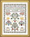 EVA ROSENSTAND ツリーとハートのサンプラー Sampler wood and heart クロスステッチ キット デンマーク 北欧 刺しゅう 12...