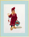【DM便対応】EVA ROSENSTAND リンゴのバスケットを持つ少女 Girl with apple basket クロスステッチ キット デンマーク 北欧...