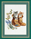 【DM便対応】EVA ROSENSTAND ダストの中の子猫 Cats in dust クロスステッチ キット デンマーク 北欧 刺しゅう 12-798