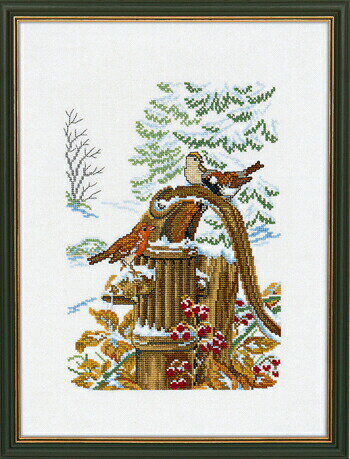 【DM便対応】EVA ROSENSTAND 水ポンプと鳥 Vandpumpe og fugle クロスステッチ キット デンマーク 北欧..