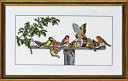 EVA ROSENSTAND バードフィーダーの鳥 Birds on the feed board クロスステッチ キット デンマーク 北欧 刺しゅう 14-0...