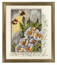 PERMIN 花のミツバチ Bier i blomster ペルミン クロスステッチ キット デンマーク 北欧 刺しゅう 70-4181 【DM便対応】