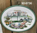 PERMIN キャンプ Campingliv クロスステッチ 刺繍 キット デンマーク ペルミン 92-6736 【DM便対応】