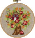 PERMIN 秋の梟 Autumn Owl クロスステッチ 刺繍 キット デンマーク ペルミン 13-6307 【DM便対応】