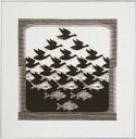 エッシャー 空と水 Maurits Cornelis Escher 版画 クロスステッチ刺繍キット ペルミン 輸入 上級者 北欧 デンマーク 70-5341