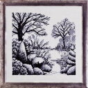 PERMIN 雪の風景 Snelandskab クロスステッチ 刺繍 キット デンマーク ペルミン 70-7105 【DM便対応】