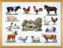 PERMIN ファームアニマル Farm animals クロスステッチ 刺繍 キット デンマーク ペルミン 70-6420 【送料無料】