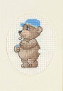 PERMIN シャボン玉とクマ Bubble teddy bear クロスステッチ 刺繍 キット デンマーク ペルミン 17-5170 【DM便対応】