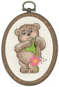 PERMIN クマとジョウロ Vandkandebamse クロスステッチ 刺繍 キット デンマーク ペルミン 13-5151 【DM便対応】
