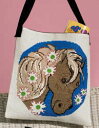 ペルミン Hest m. blomst 花と馬 クロスステッチ 輸入 刺繍 キット デンマーク 92-9181 初心者 中級者【DM便対応】