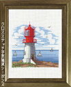 ペルミン Norwegian lighthouse ノルウェーの灯台 クロスステッチ 輸入 刺繍 キット デンマーク 92-8554 初級者 中級者 【DM便対応】