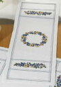 クロスステッチ刺繍キット ペルミン Violer スミレのテーブルランナー Permin of Copenhagen 北欧 デンマーク 中級者 上級者 75-5764 【DM便対応】(3)
