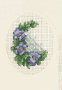 クロスステッチ刺繍キット ペルミン Petunia ペチュニア Permin of Copenhagen 北欧 デンマーク 初心者 17-2183