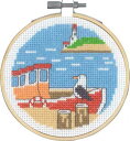 Permin of Copenhagen(ペルミン) クロスステッチ刺繍キット 手芸 【海を眺めるカモメ】 海外 輸入 北欧 デンマーク 初心者 13-1422