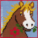 クロスステッチ刺繍キット ペルミン Children's pack horse 子供用キット 馬 Permin of Copenhagen 北欧 デンマーク 初心者 9313