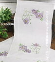 刺繍布 図案印刷済み 輸入 ペルミン Klematis クレマチスのテーブルランナー Permin of Copenhagen デンマーク 北欧 刺しゅう 上級...