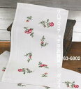 刺繍輸入キット ペルミン Roser ローズのテーブルランナー Permin of Copenhagen デンマーク 北欧刺しゅう 上級者 63-6802
