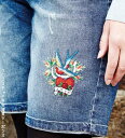 クロスステッチ刺繍輸入キット ペルミン Tattoo タトゥー Permin of Copenhagen ソルブルキャンバス DMC25番刺繍糸使用 デンマーク...